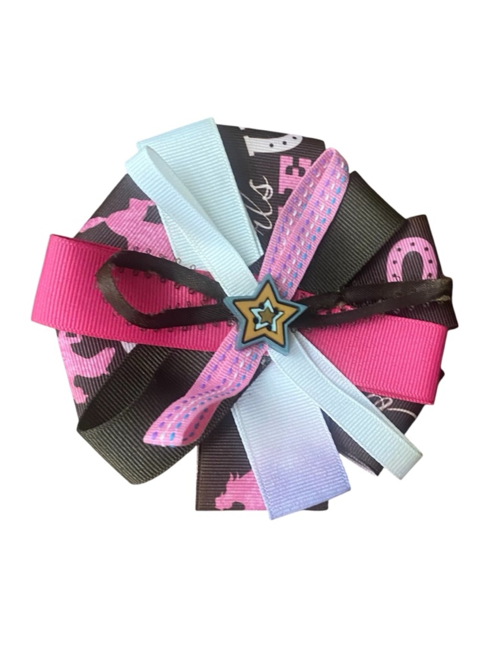 Girl’s Western Design Bow